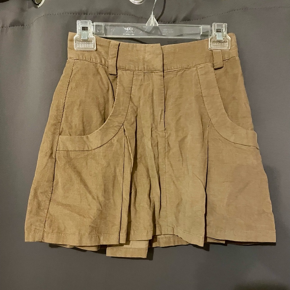 Cordoury mini skirt